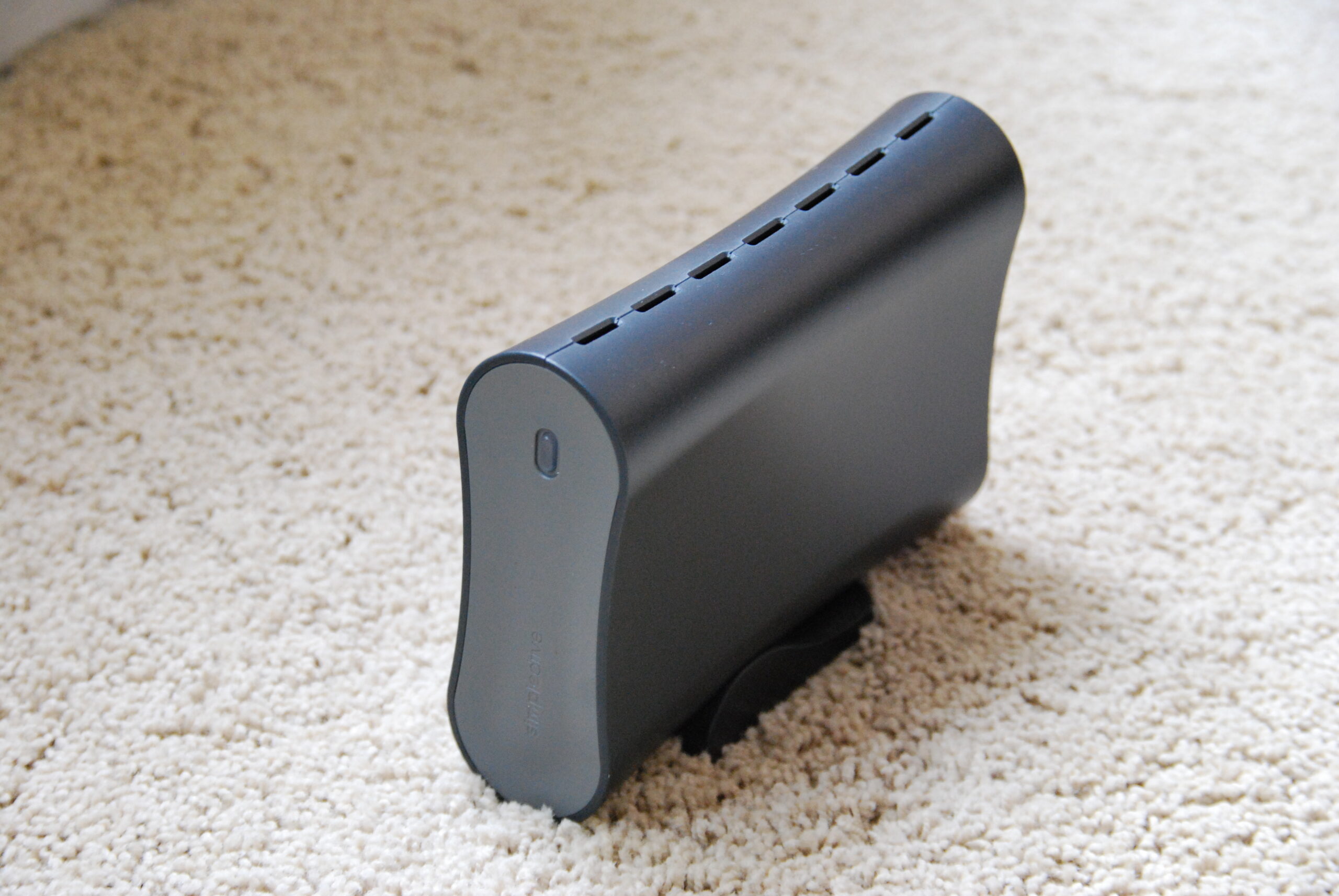 External hard drive used as an illustration of separate backup storage.